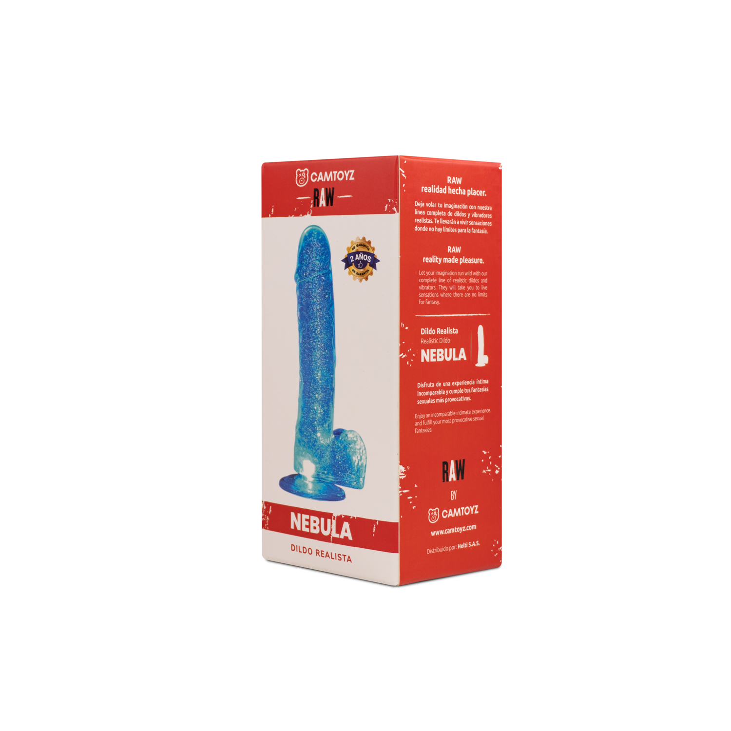 Dildo Realista Nebula Transparente 18.5 cm Camtoyz
