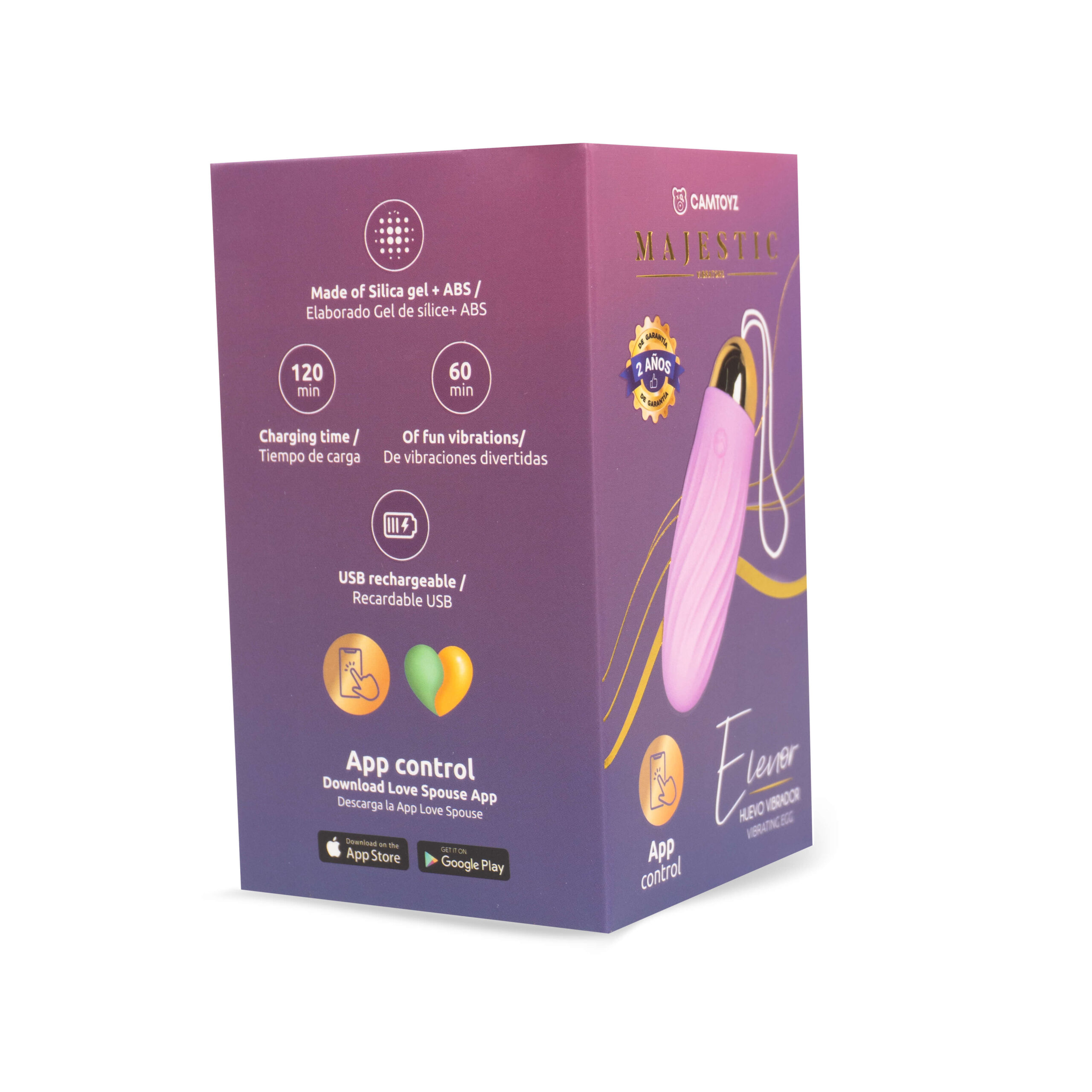 Elenor Huevo vibrador con App Camtoyz