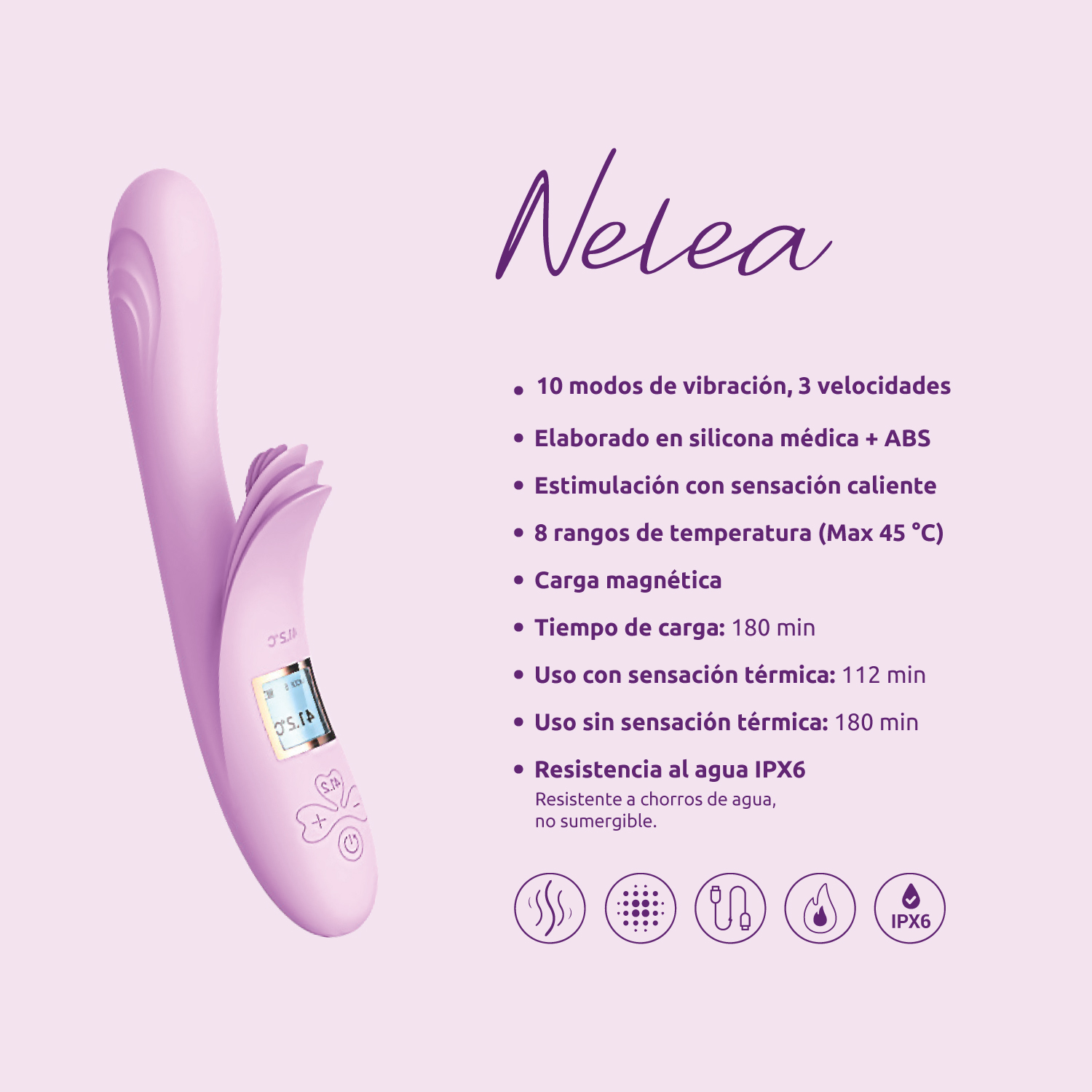 Vibrador Doble Nelea Camtoyz