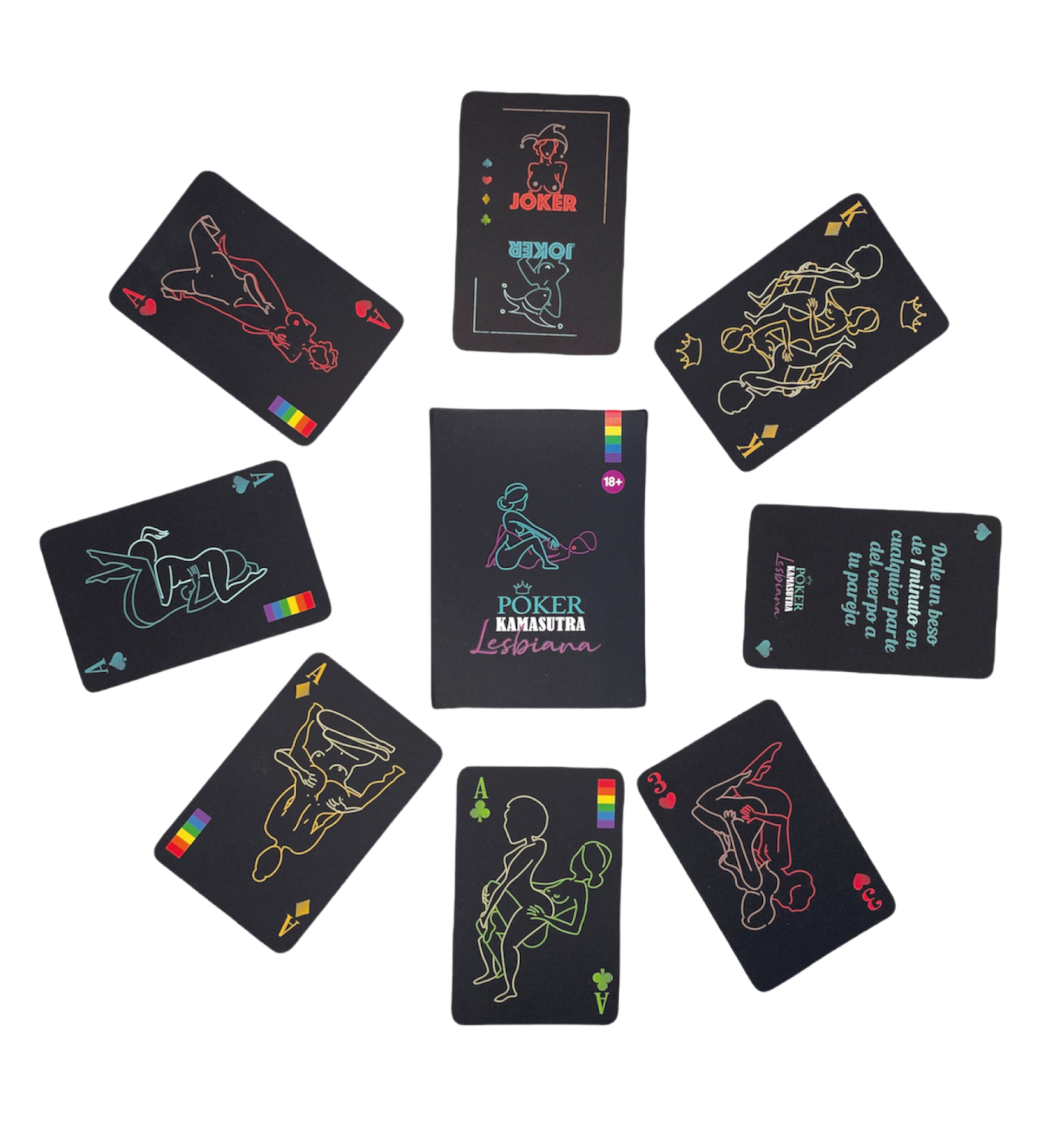 Juego Cartas Poker Kamasutra Lesbi EG
