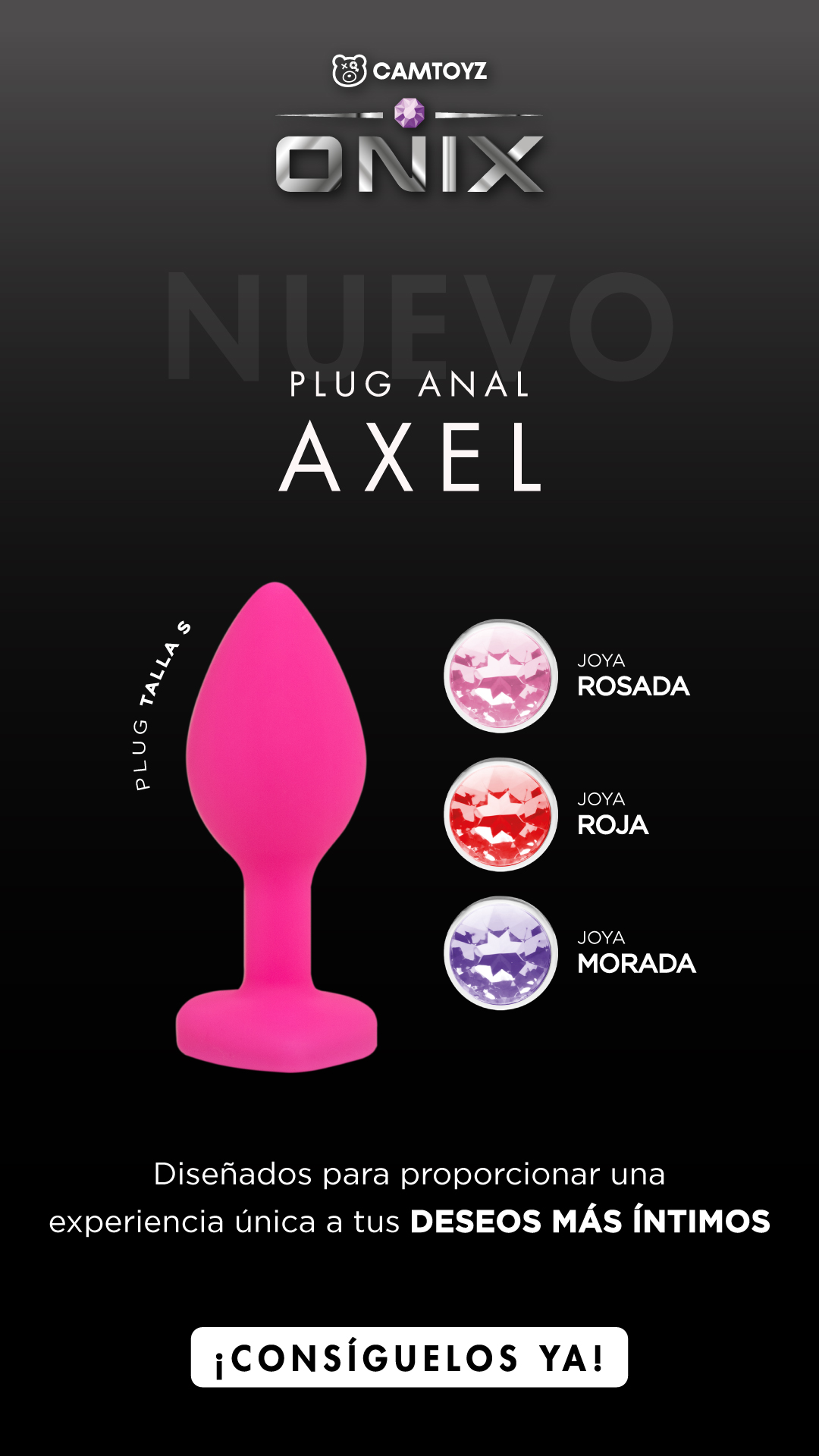 Plug Anal Axel Rosado Camtoyz