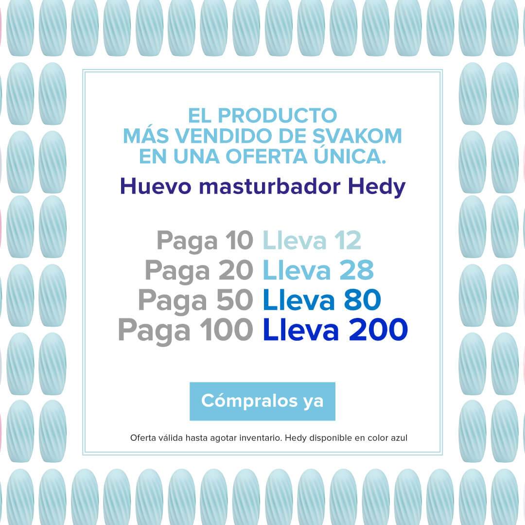 Super Oferta SVAKOM - Huevo Masturbador Hedy-SVAKOM-DistriSex