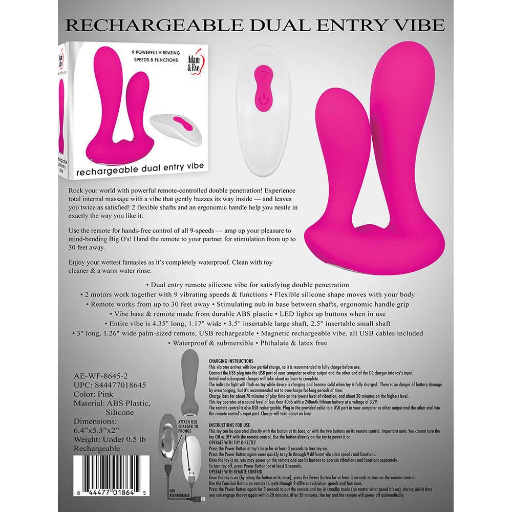Vibrador Dual Recargable Adam & Eve