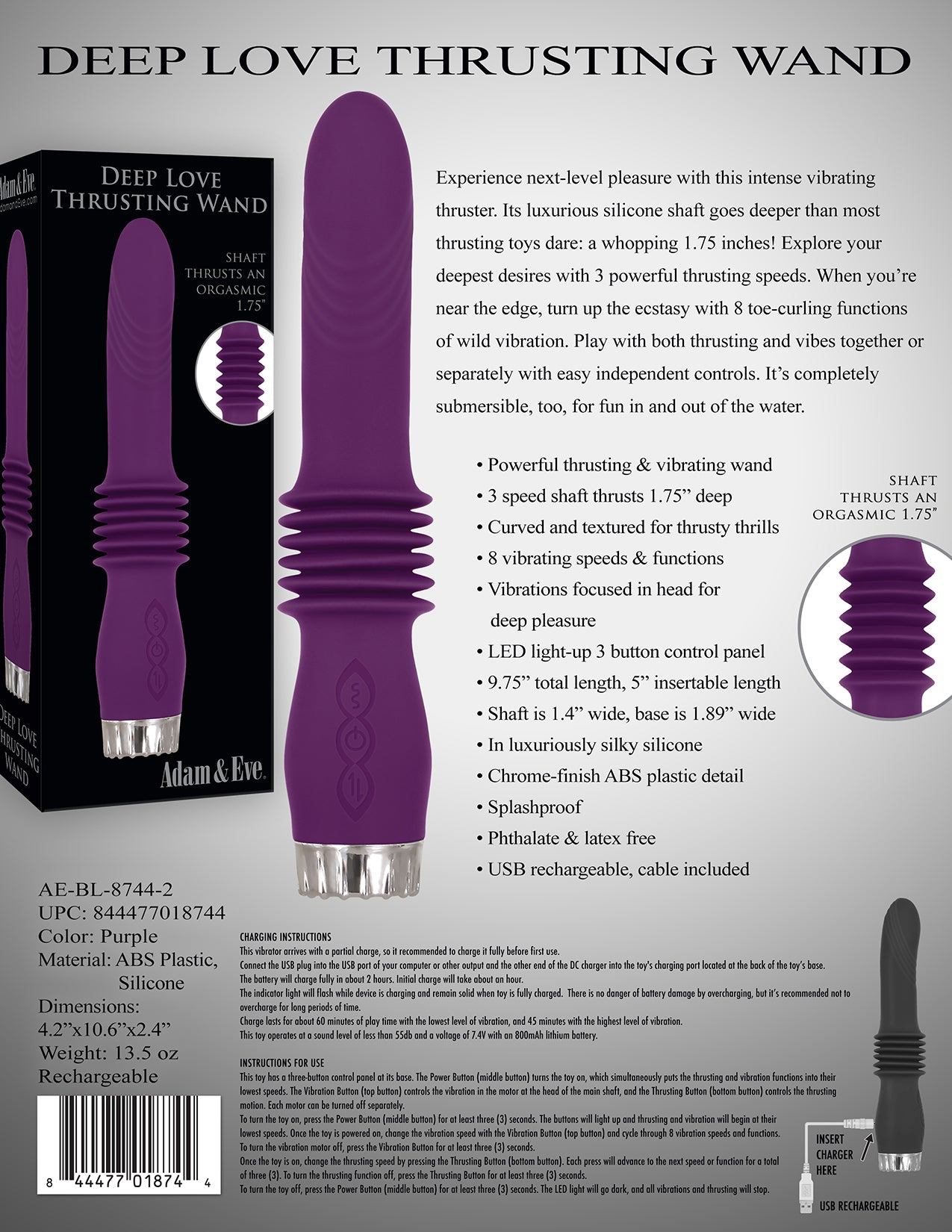 Vibrador Hitachi Amor Profundo