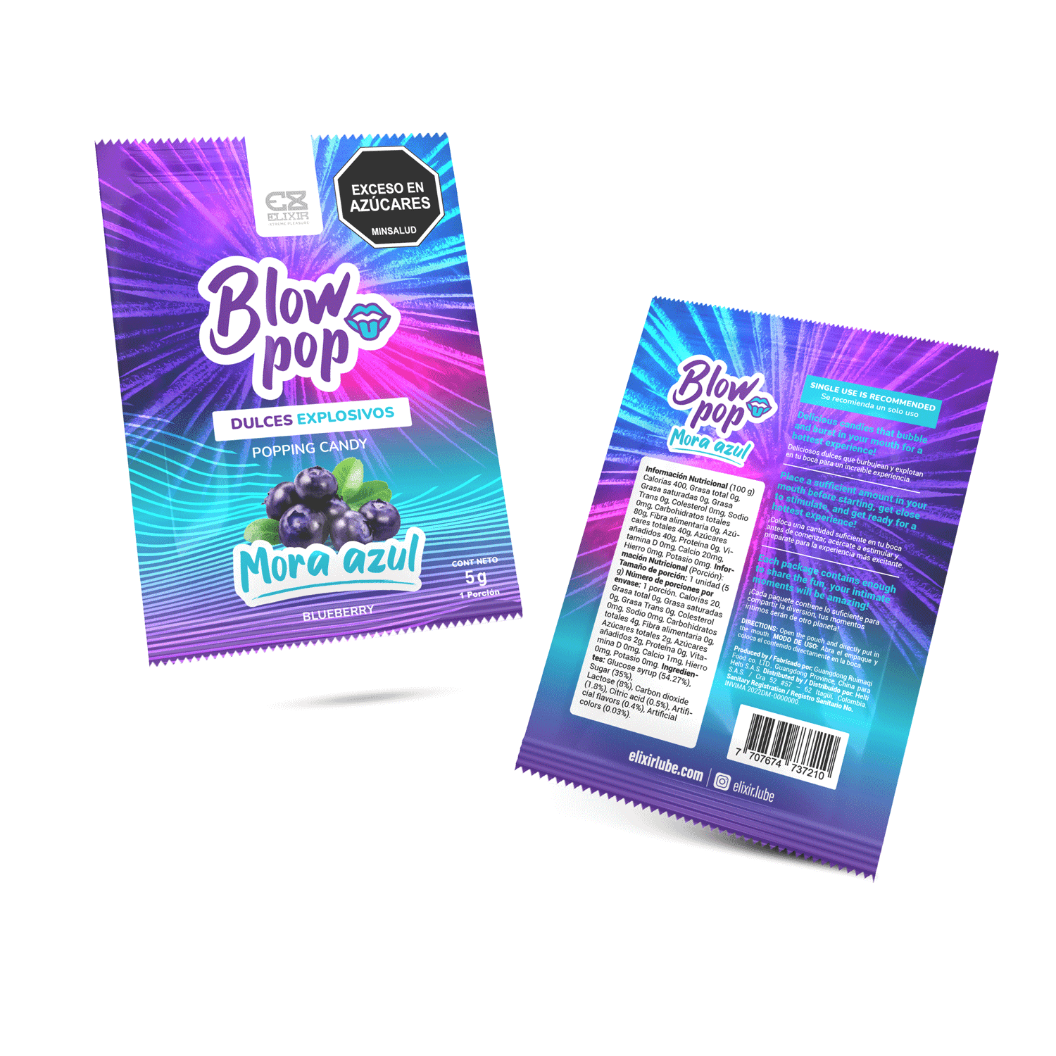 Blow Pop Elixir Caja x 24 Unidades