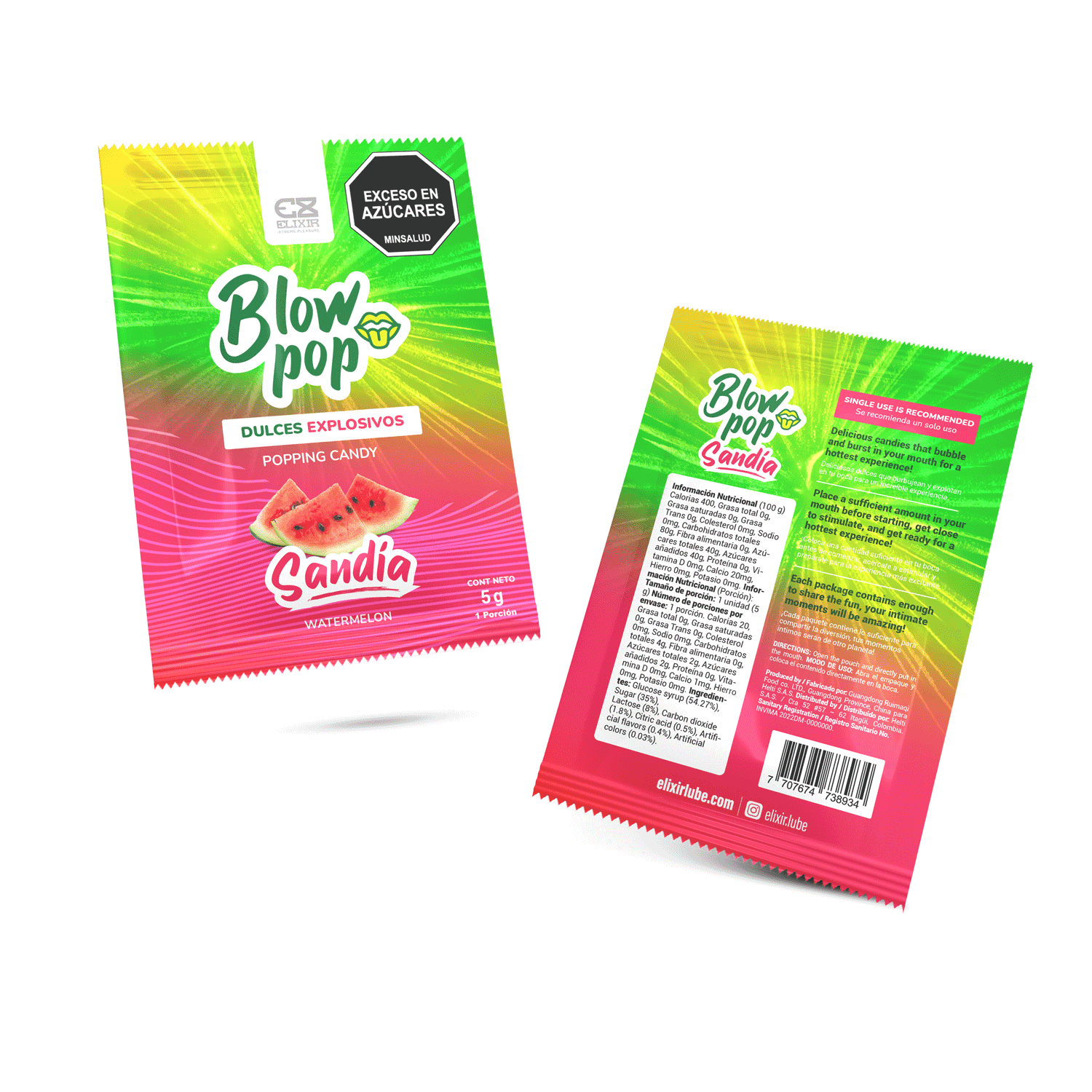 Blow Pop Elixir Caja x 24 Unidades