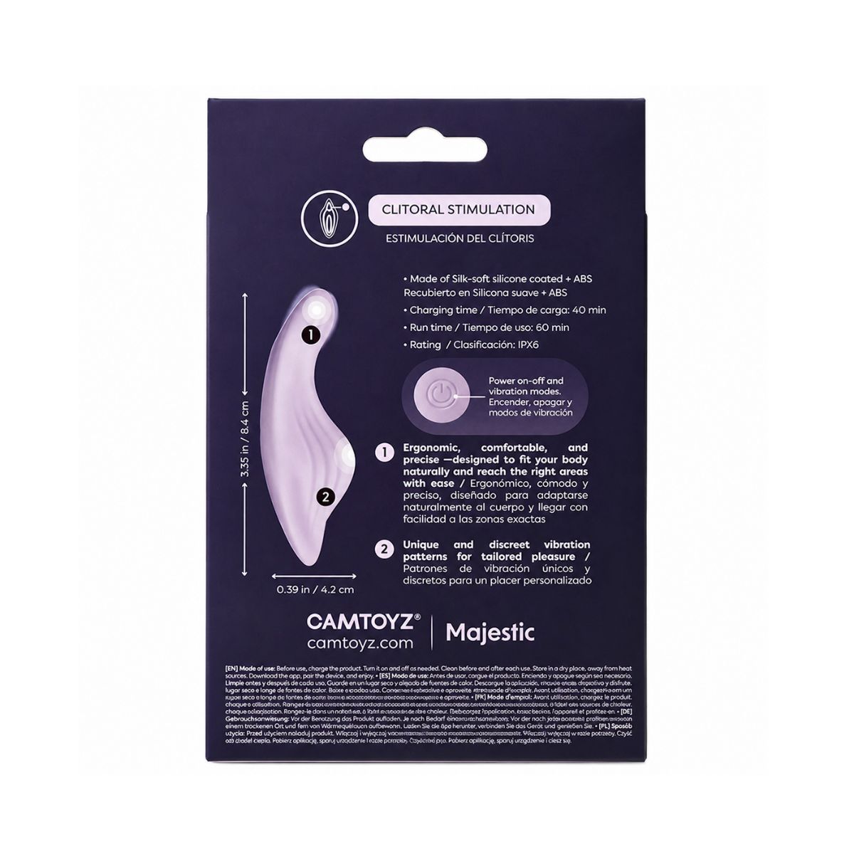 Vibrador Para Panty Tinker Con App Camtoyz