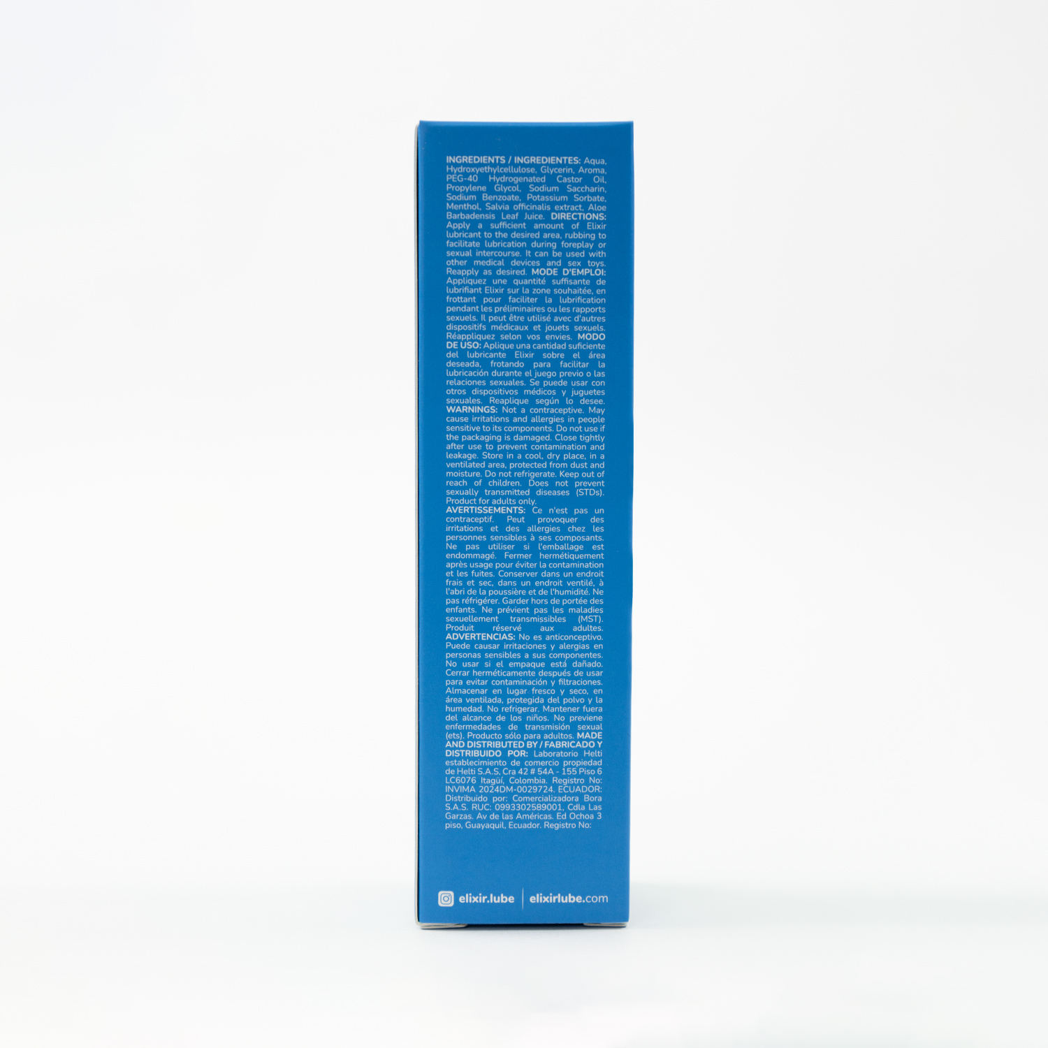 Lubricante Íntimo Frío Cool Sensation Elixir
