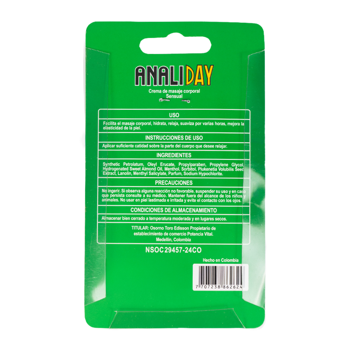Lubricante Analiday