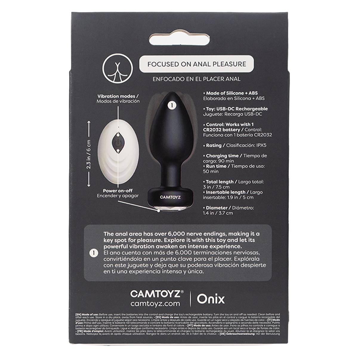 Nexus Plug anal con control Camtoyz