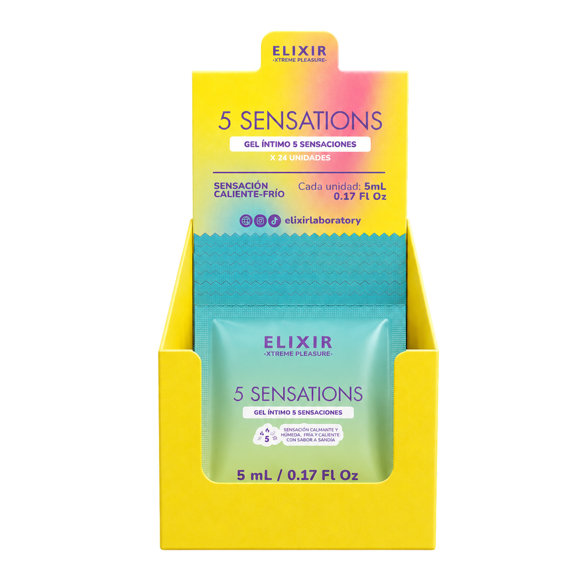 Lubricante 5 Sensaciones Elixir