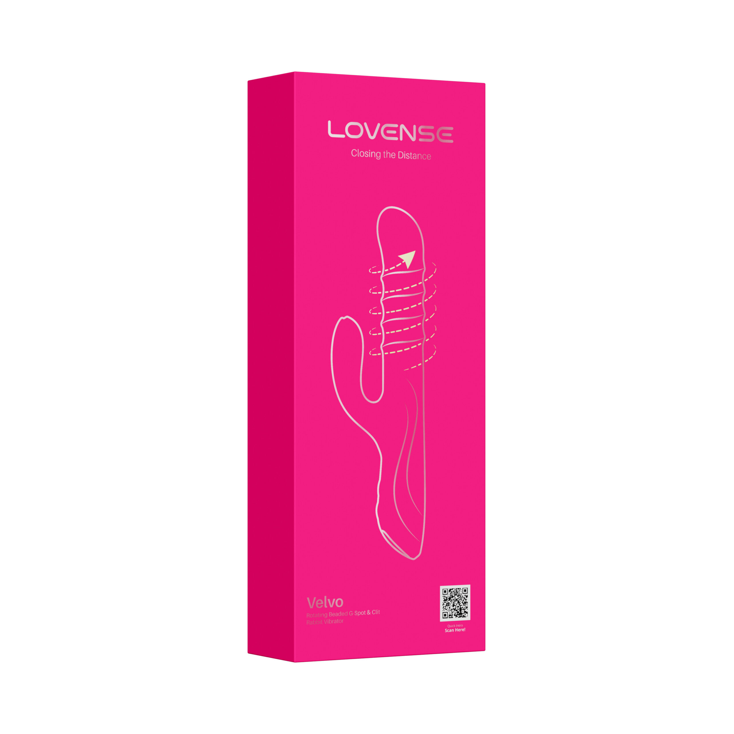 Lovense Vibrador Rabbit Rotativo Velvo
