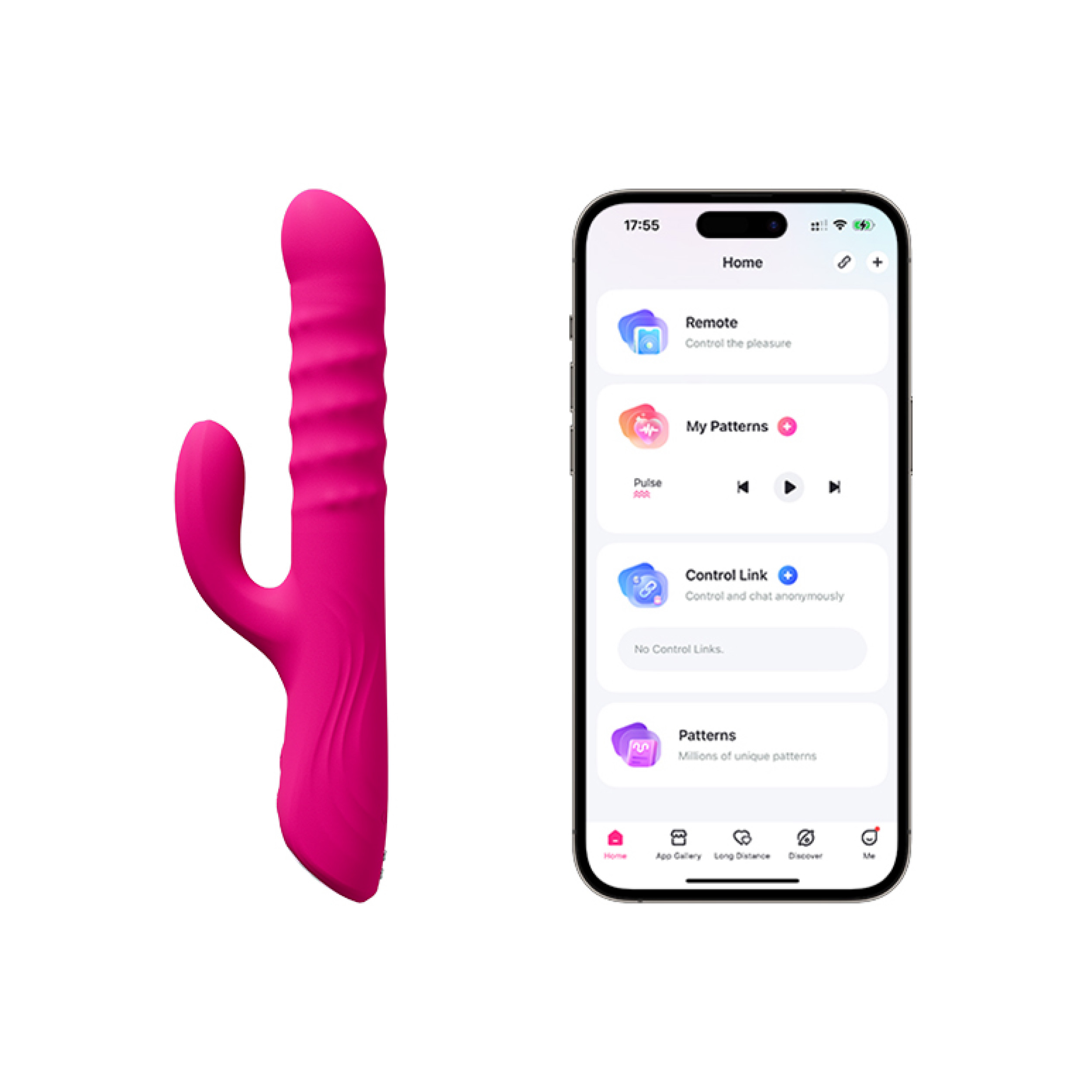 Lovense Vibrador Rabbit Rotativo Velvo
